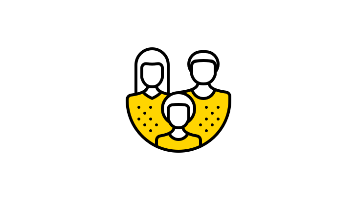 Group life insurance icon
